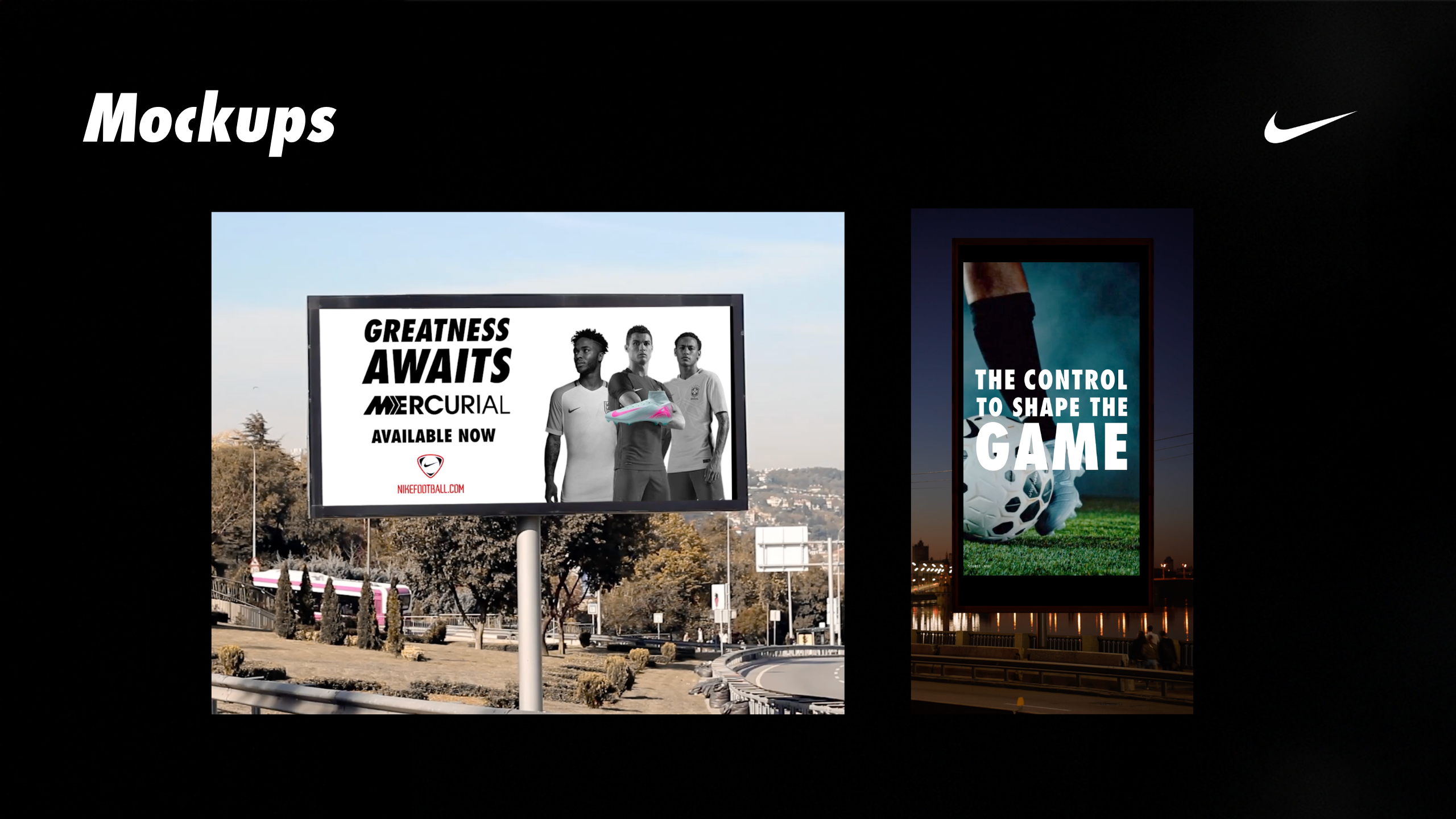 Mockups - outdoor billboard placements